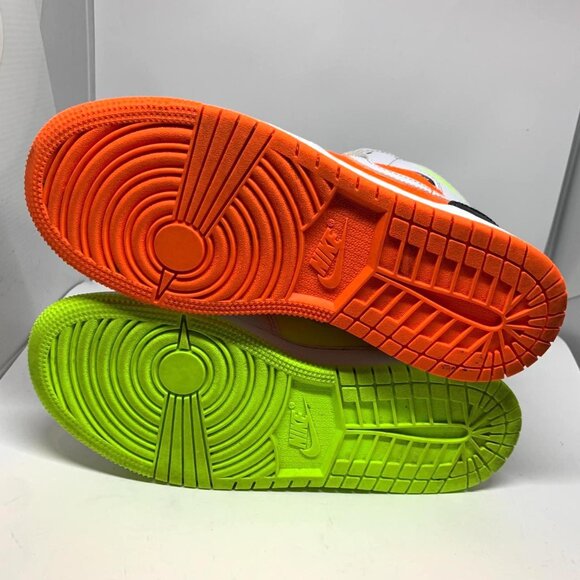 Nike Air Jordan 1 Mid GS 'Notebook' 554725-870 Youth Size 4Y - Picture 2 of 5